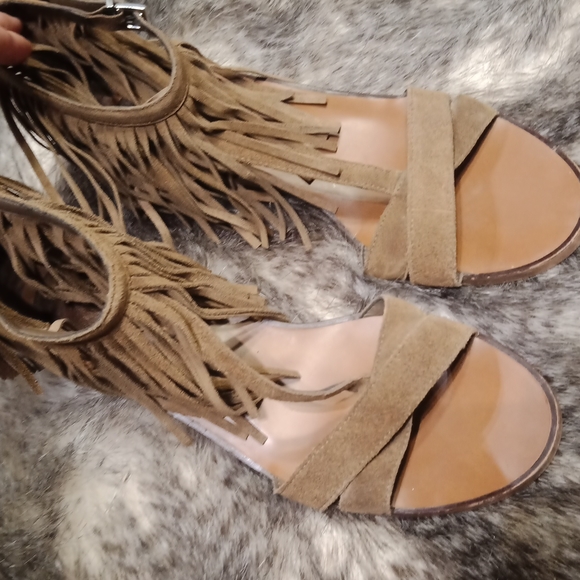 Zara basic tassel sandals